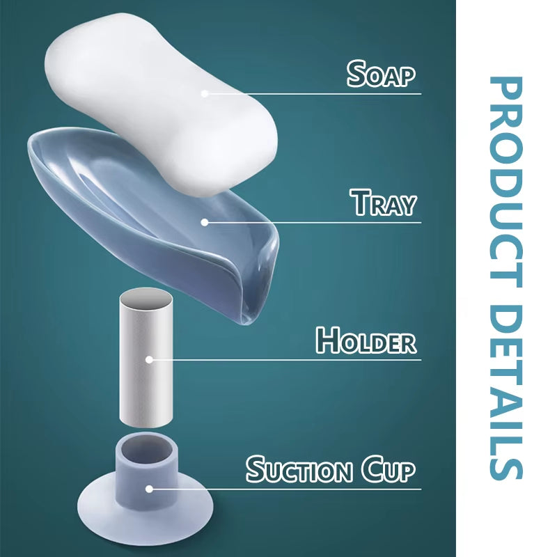 Automatic Drainage Soap Holder Keep Soap Dry & Clean
