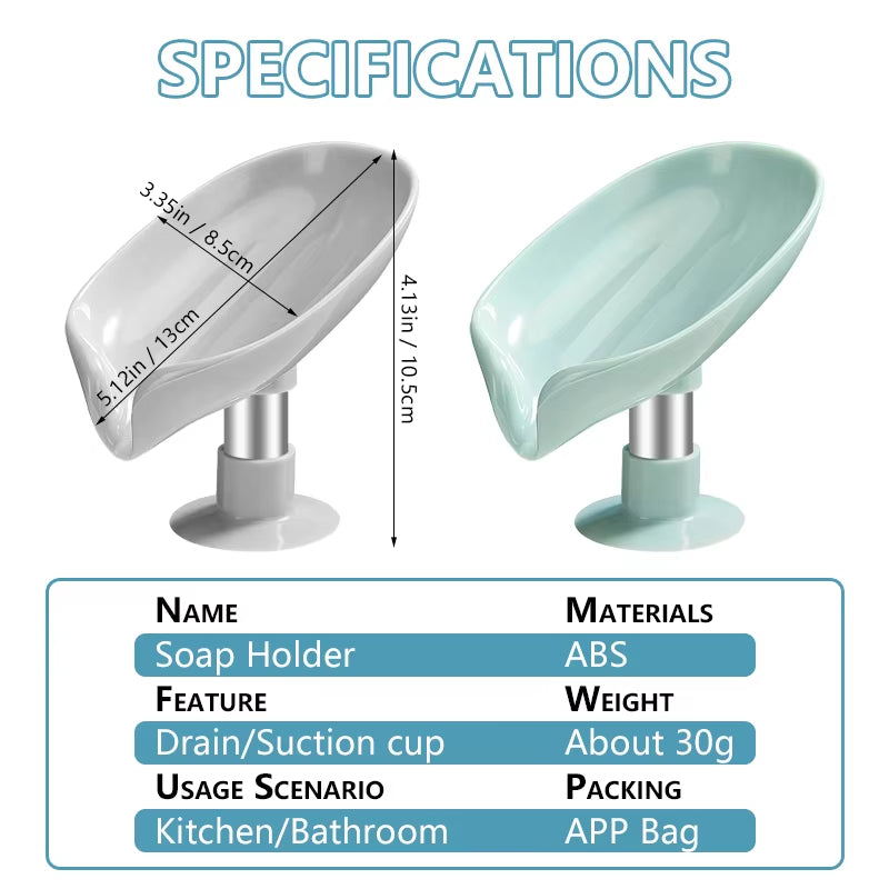 Automatic Drainage Soap Holder Keep Soap Dry & Clean